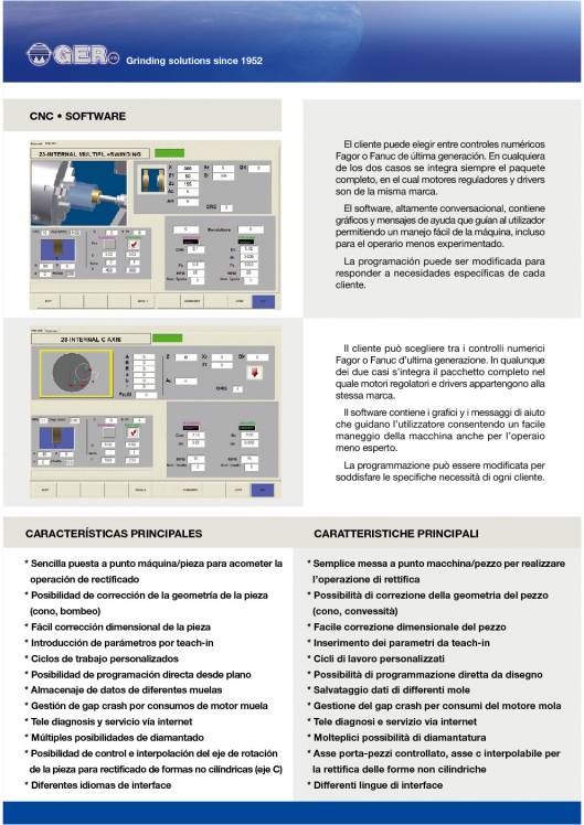 GER CI-CNC. Rectificadoras de interiores 3
