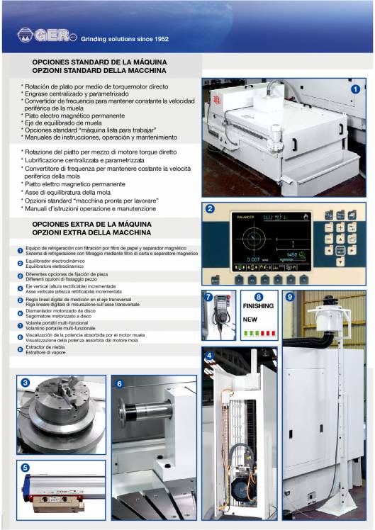 GER RT-CNC. Rectificadoras planas de mesa rotativa 4