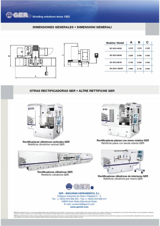 GER SC-SCA. Rectificadoras de superficies planas 6