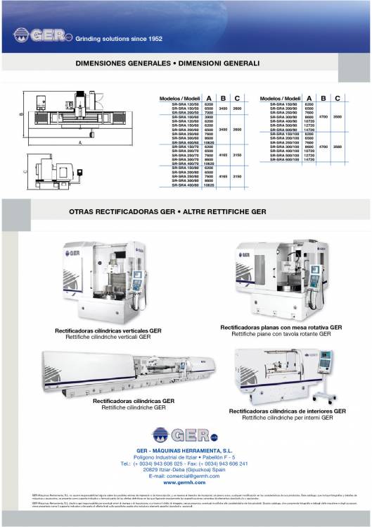 GER SR-SRA. Rectificadoras de superficies planas 6