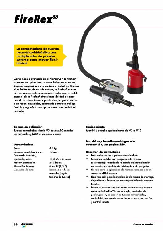 GESIPA. Remachadora-Neumatica-FIREFOX-Tuercas-Remachables 19