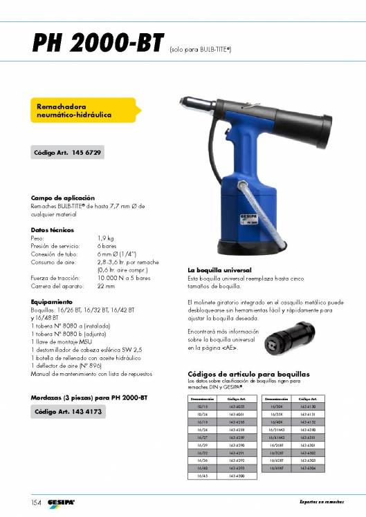 GESIPA. Remachadora-Neumatica-PH2000 3