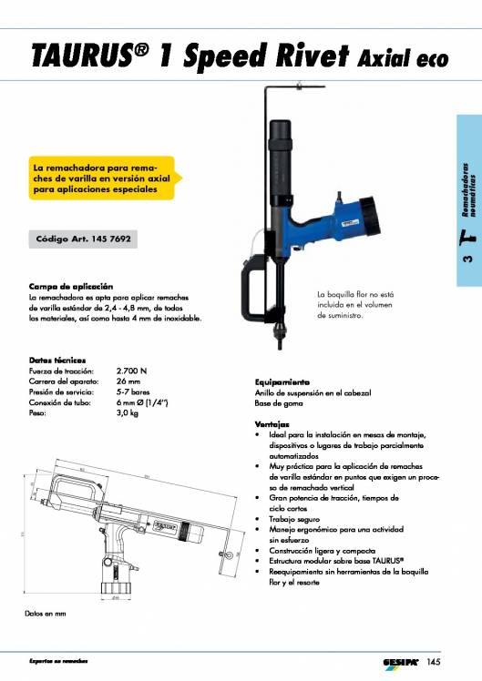 GESIPA. Remachadoras-Neumaticas-remaches-SPEED-RIVET 4