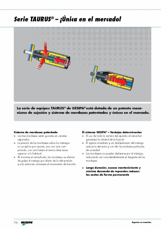 GESIPA. Remachadoras-Neumaticas-TAURUS 3