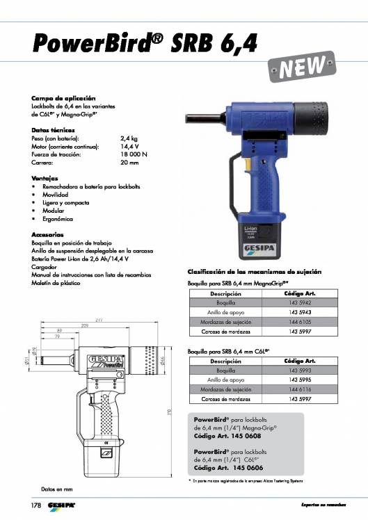 GESIPA. Remachadoras-SRB-remaches-LOCK-BOLT 3