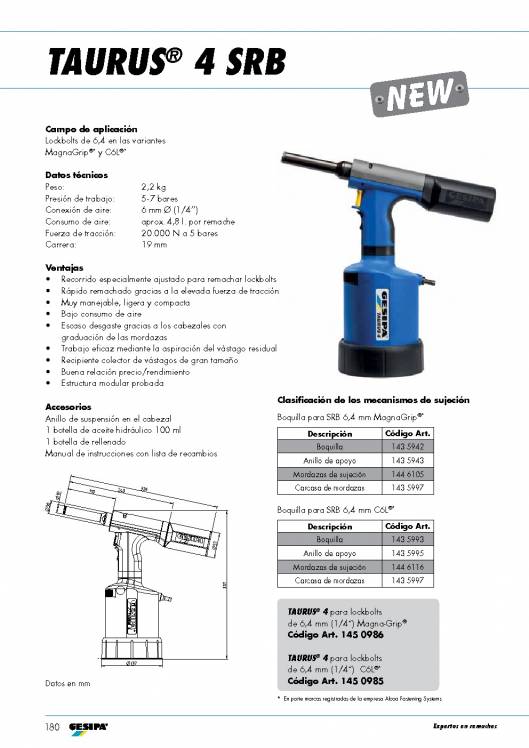 GESIPA. Remachadoras-SRB-remaches-LOCK-BOLT 5