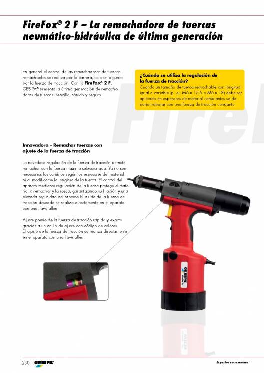 GESIPA. Remachadoras para tuercas remachables 21