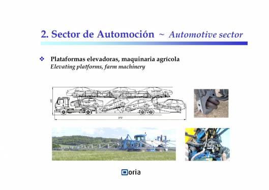 Grupo ORIA. Aplicaciones de cilindros de fuelle 4