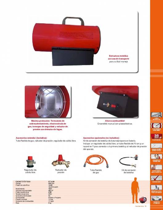 GT150M. Generador de aire caliente a gas. 2