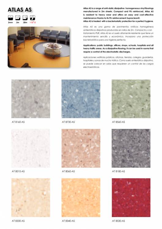 INFINITY. Pavimentos vinílicos homogéneos. 4