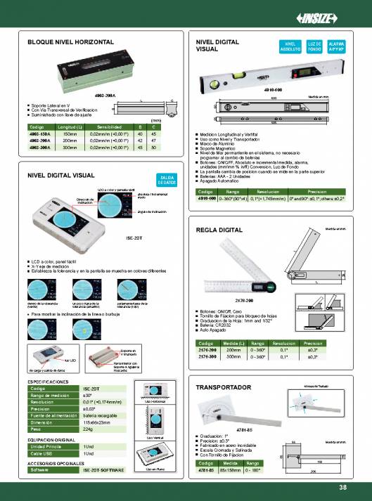 INSIZE. Metrologia 2015 39