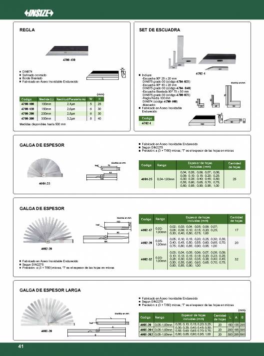 INSIZE. Metrologia 2015 42