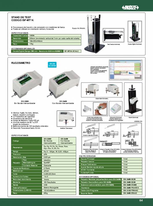 INSIZE. Metrologia 2015 65