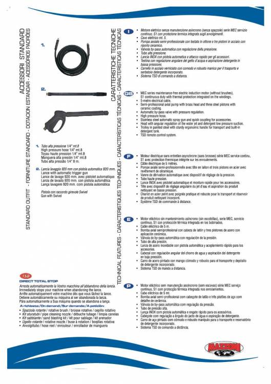 K2000. Hidrolimpiadora de agua fría. 2