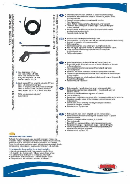 KB2000. Hidrolimpiadora autónoma semi-profesional de agua fría. 2