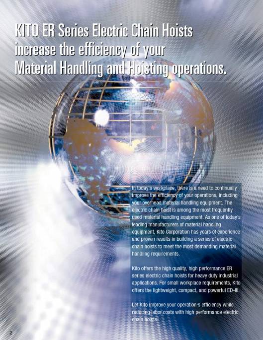 KITO. Ligting-hoists. 2