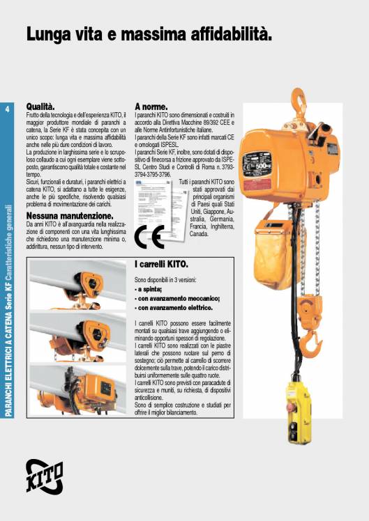 KITO. Ligting-hoists. 33