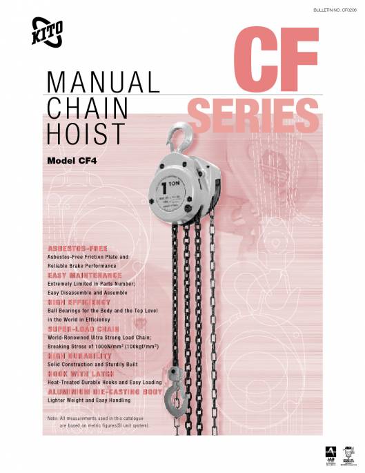 KITO. Ligting-hoists. 35