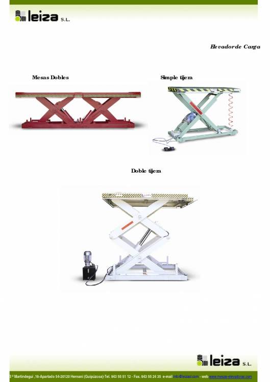 LEIZA SL. Catálogo general 3