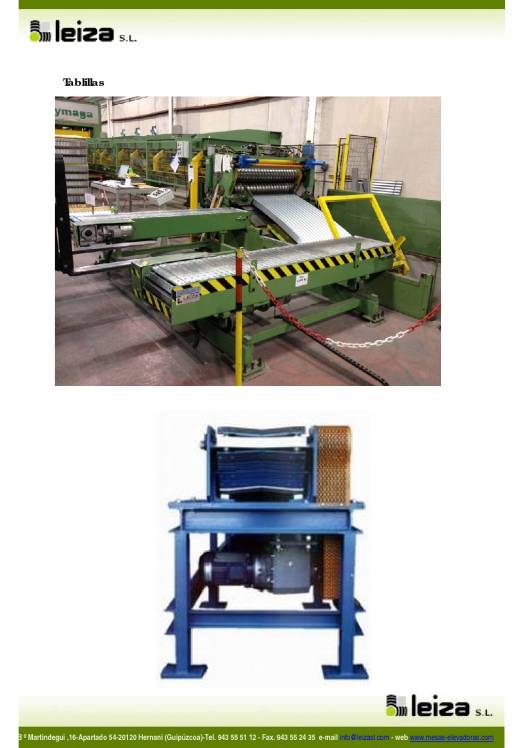 LEIZA SL. Catálogo general 9