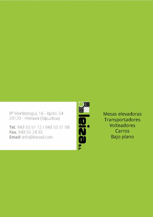 LEIZA SL. Catálogo general completo 7