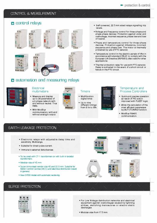 Manufacturer Specialized in Protection & Control (PRODUCTS OVERVIEW) FANOX 3