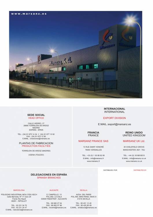 Catálogo general MARSANZ 2014 76