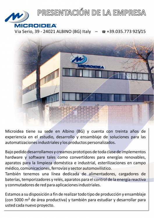 MICROIDEA. Catálogo general 2015 2