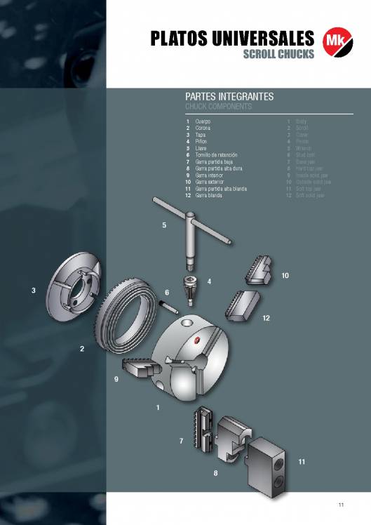Catálogo MK. Platos de torno 11