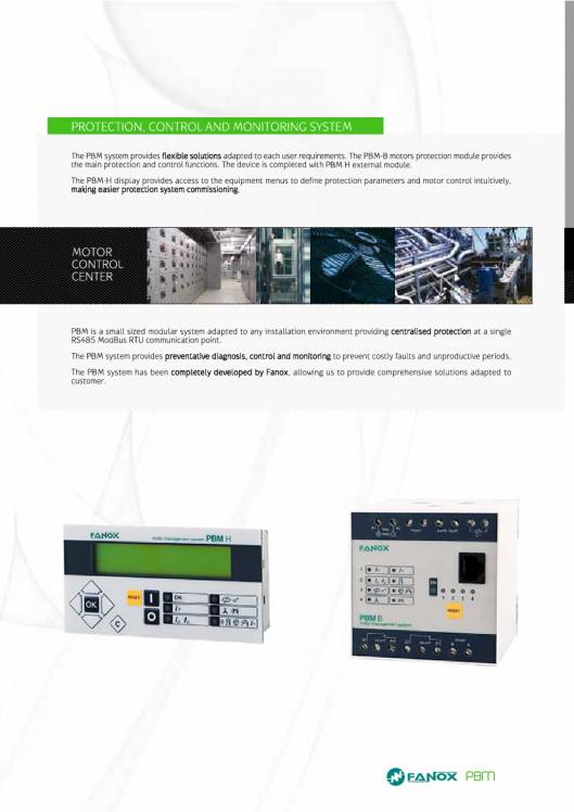 Motor Management System PBM Catalogue FANOX 5