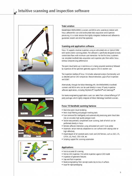 NIKON METROLOGY MCAx. Brazos de medición portable 5