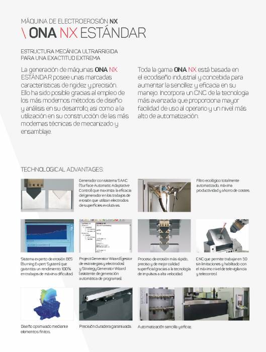 NX ESTÁNDAR, Máquina de electroerosión. 4