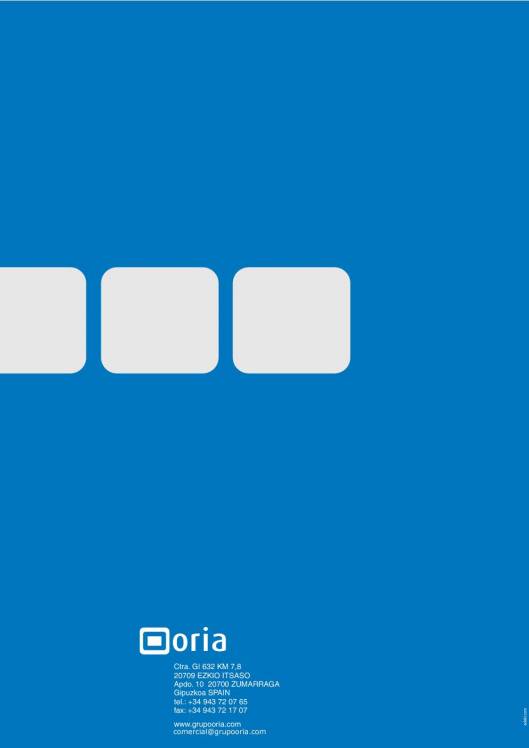 Catálogo ORIA Cilindros de fuelle 8