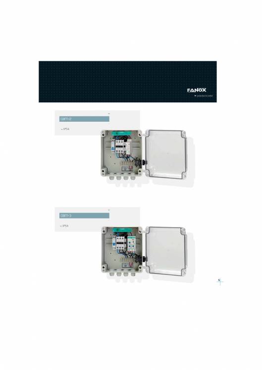 Protection and control panels for submergible pumps FANOX 7