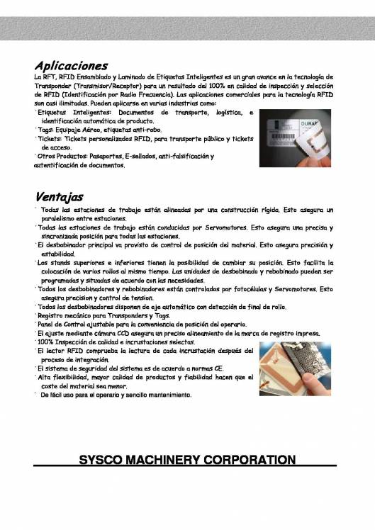 RFT. Sistema de  Ensamblado y Laminado 6