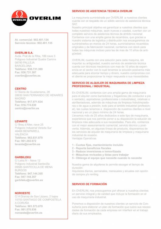 RS 2200 MAXI EURO4 NILFISK. Barredora de aspiración. 3