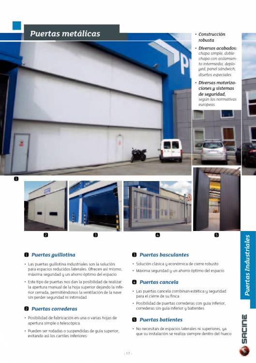 SACINE. Catálogo general 17