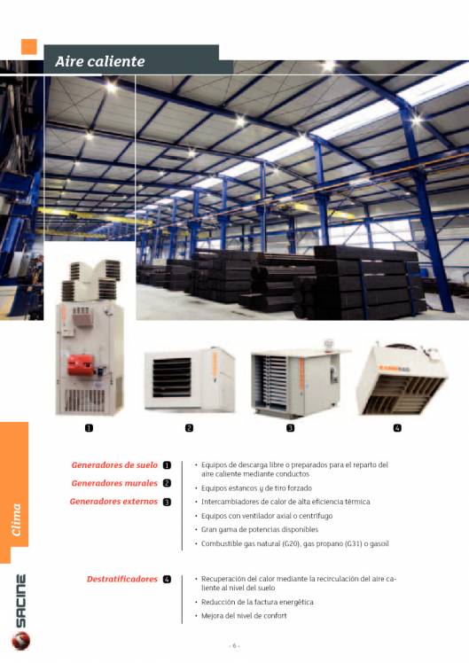 SACINE. Catálogo general 6