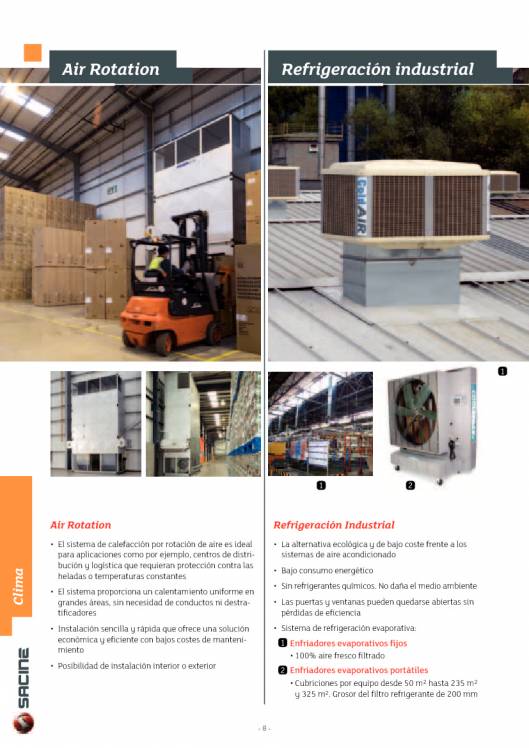 SACINE. Catálogo general 8