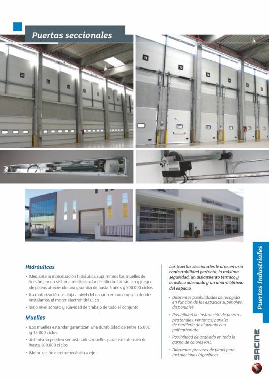 SACINE. Puertas industriales 3