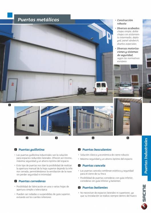 SACINE. Puertas industriales 5