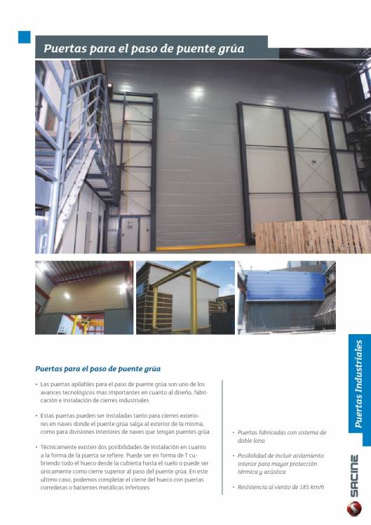 SACINE. Puertas industriales 7