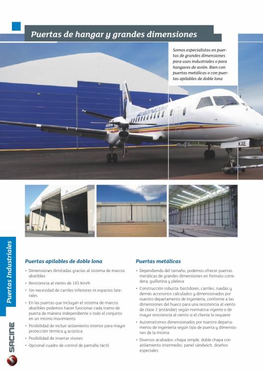 SACINE. Puertas industriales 8