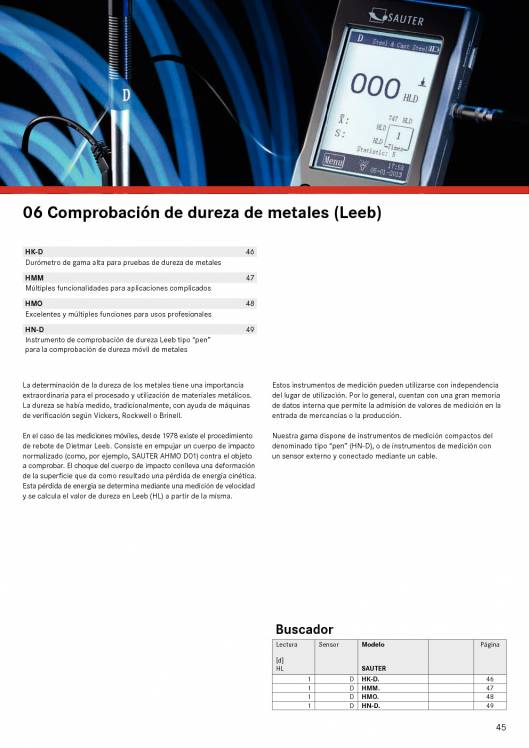 SAUTER. Metrologia 2015 44