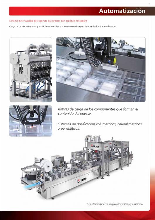 Soluciones de envasado para medical y productos farmacéuticos ULMA 11