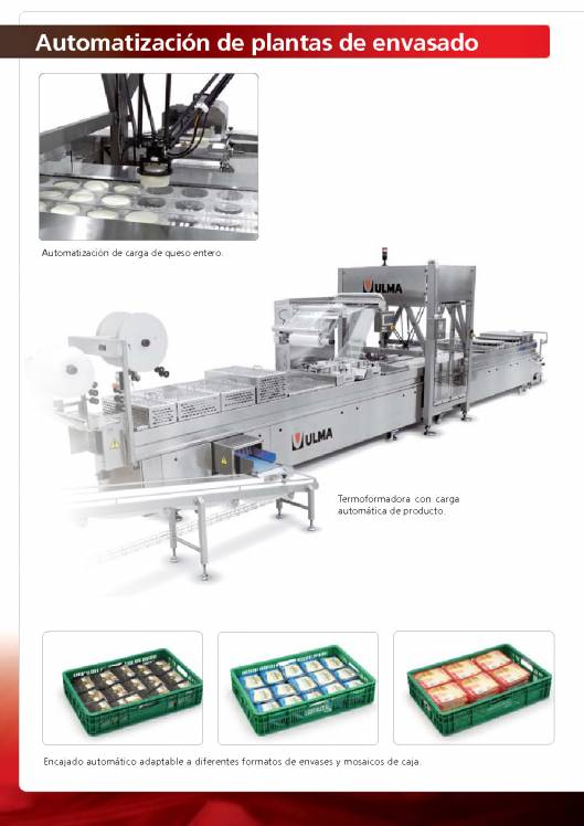 Soluciones de envasado para queso y productos lácteos ULMA 14