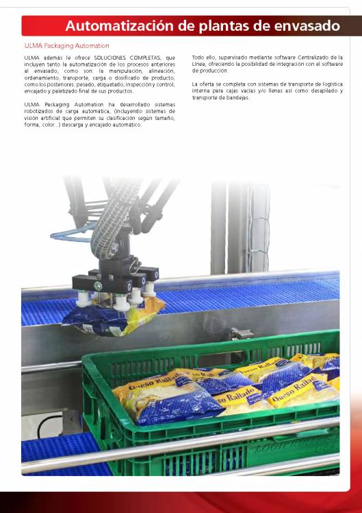 Soluciones de envasado para queso y productos lácteos ULMA 9