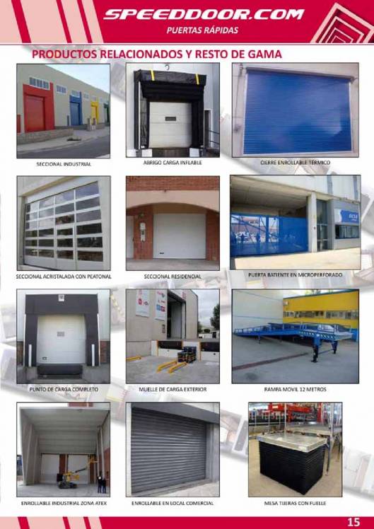 SPEED DOOR. Puertas rápidas 15