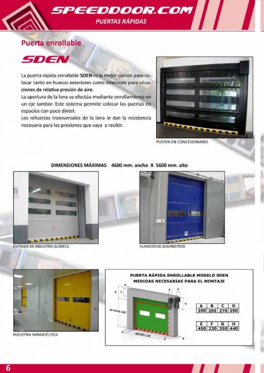SPEED DOOR. Puertas rápidas 6