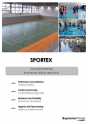 SPORTEX. Vinyl sports floorings.